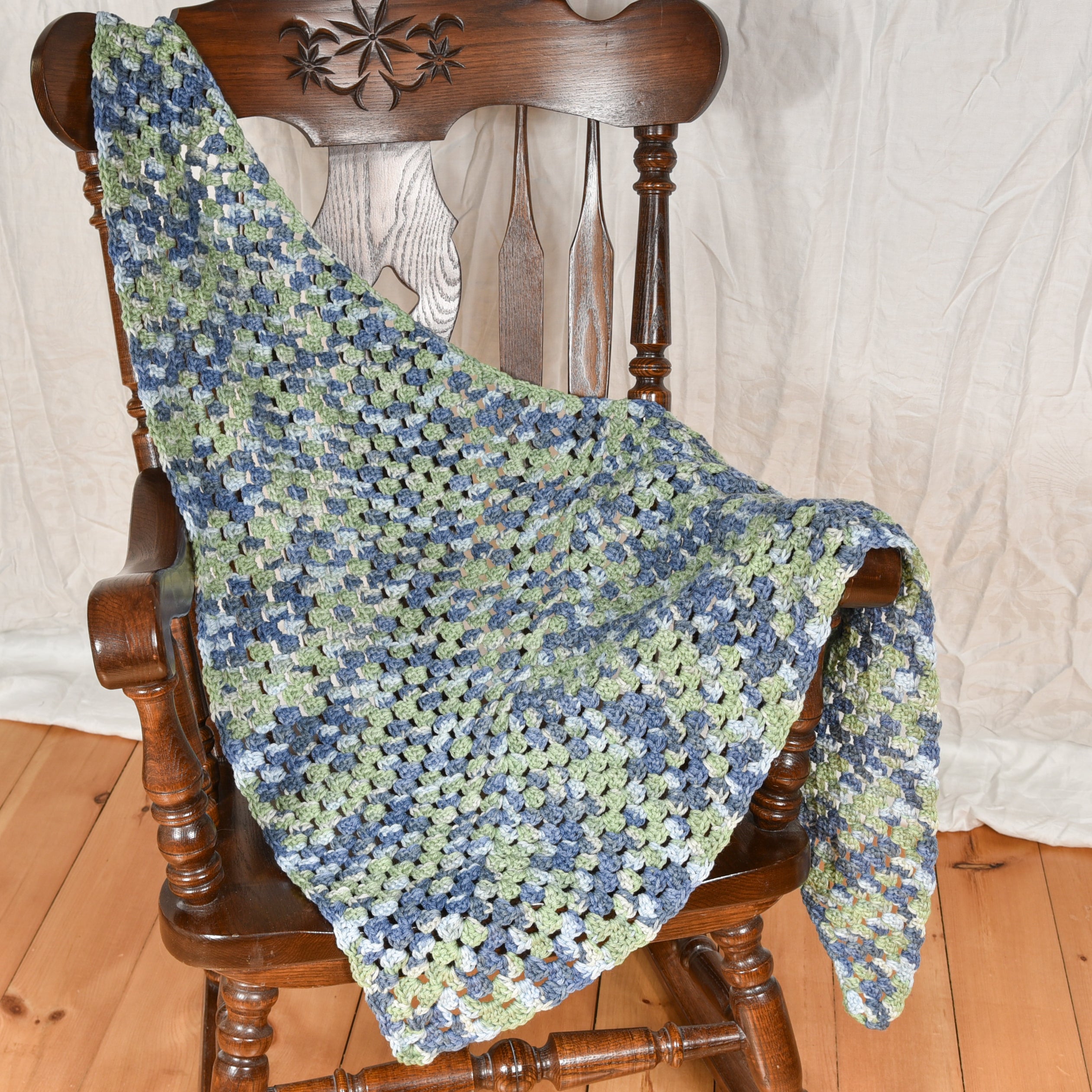 Great Green Granny Shawl