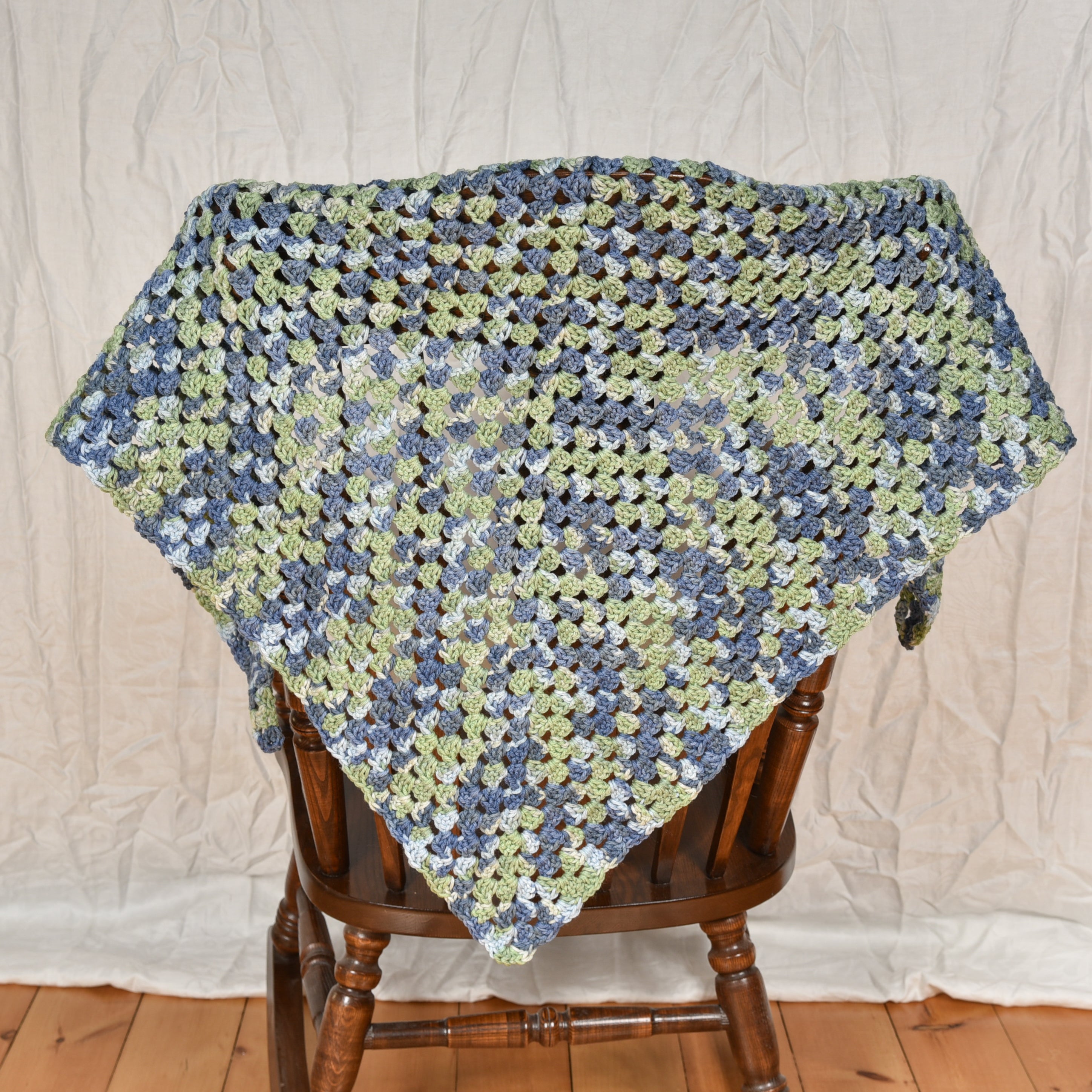 Great Green Granny Shawl