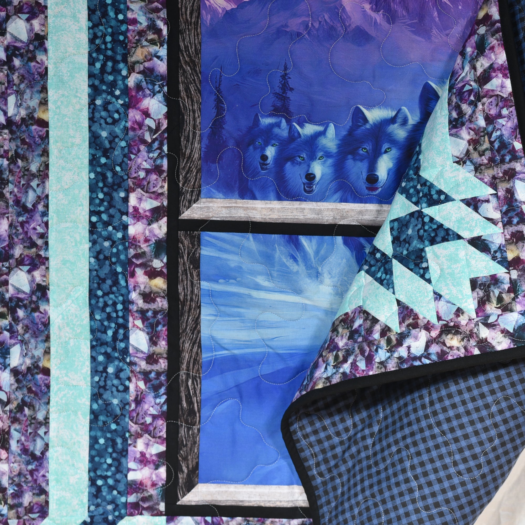 Wolf Pack On The Move Quilt