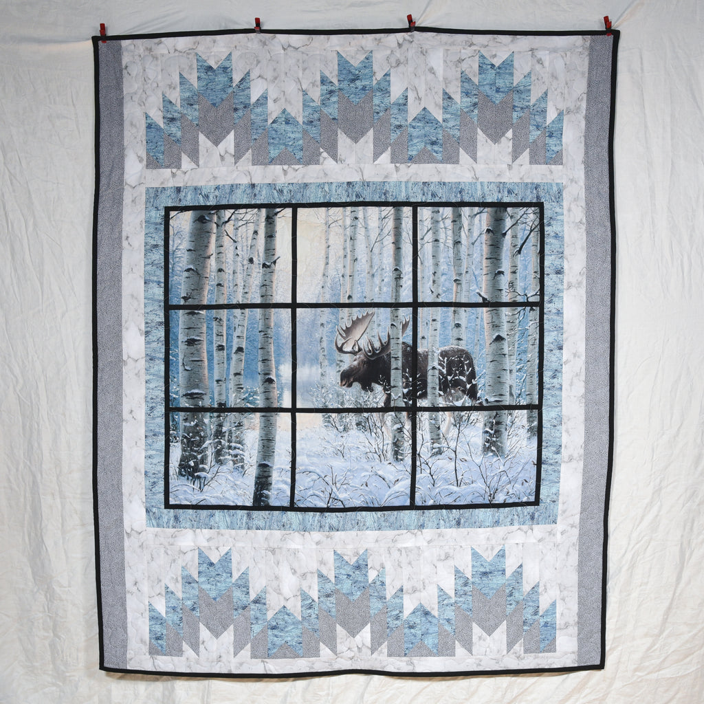 Snow Moose Quilt