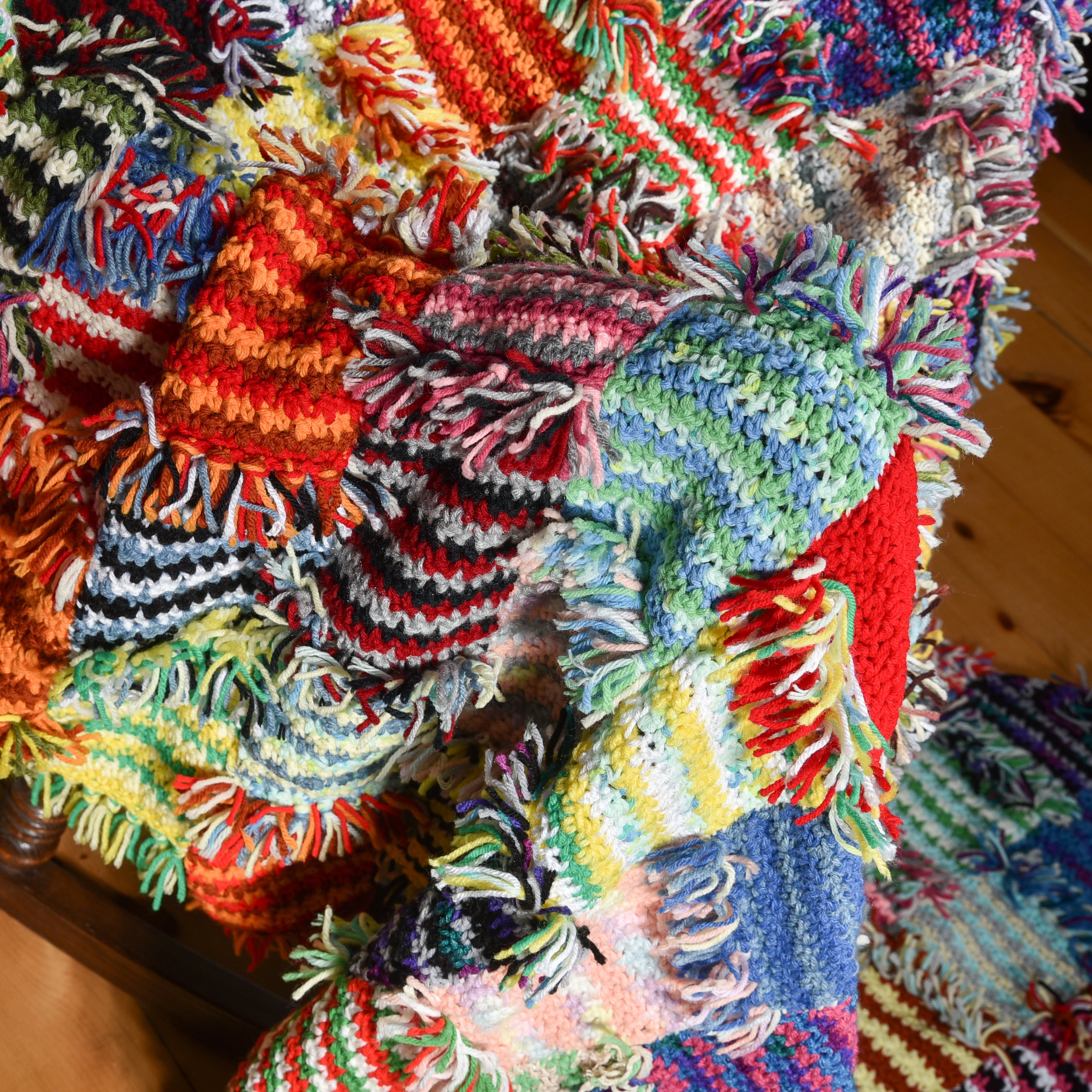 Wild Fringe Monster Blanket