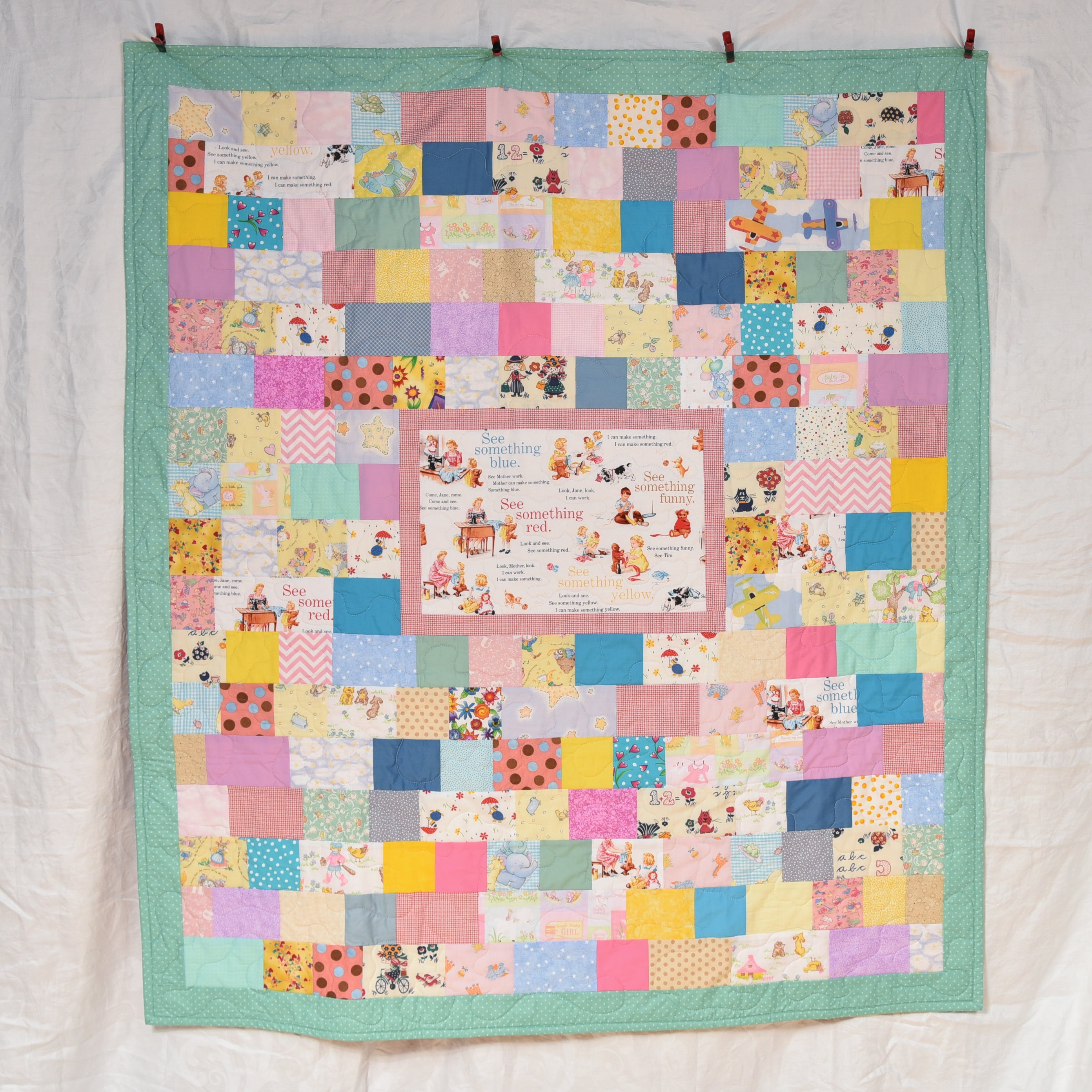 Fun With Dick And Jane I Spy Quilt