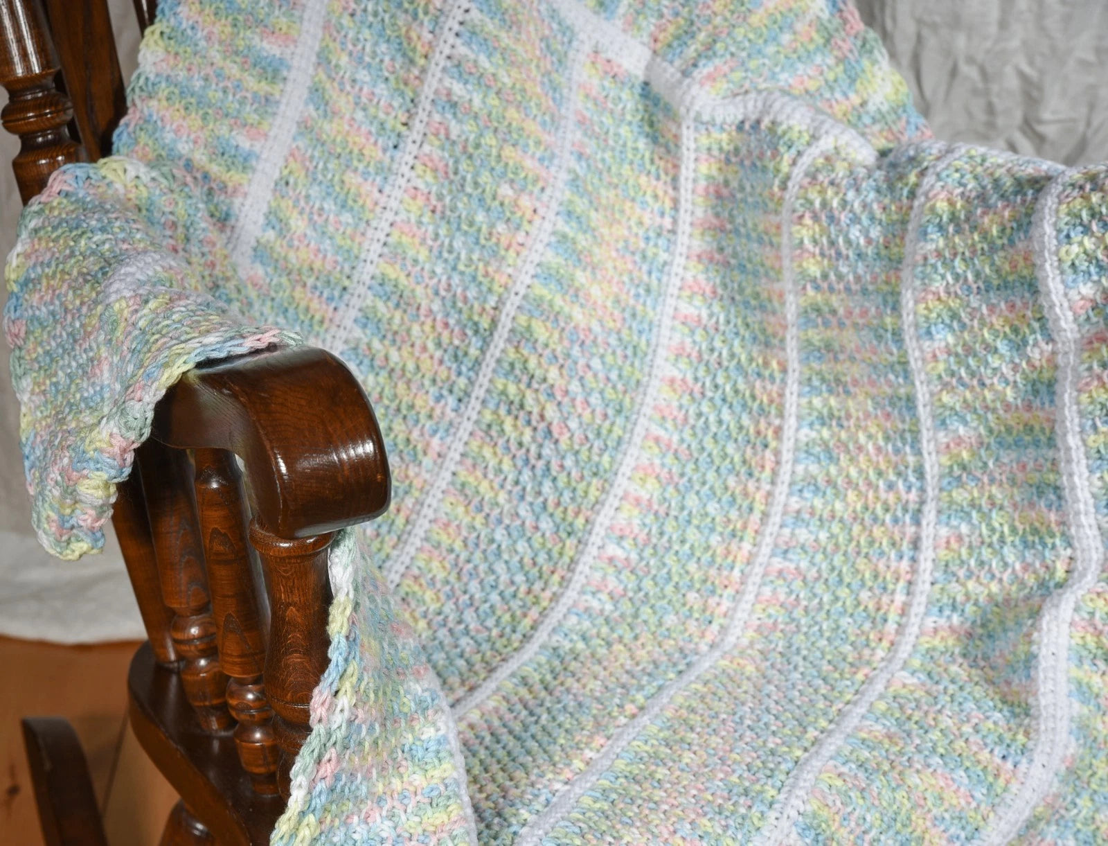 Subtle Shifts Crochet Throw