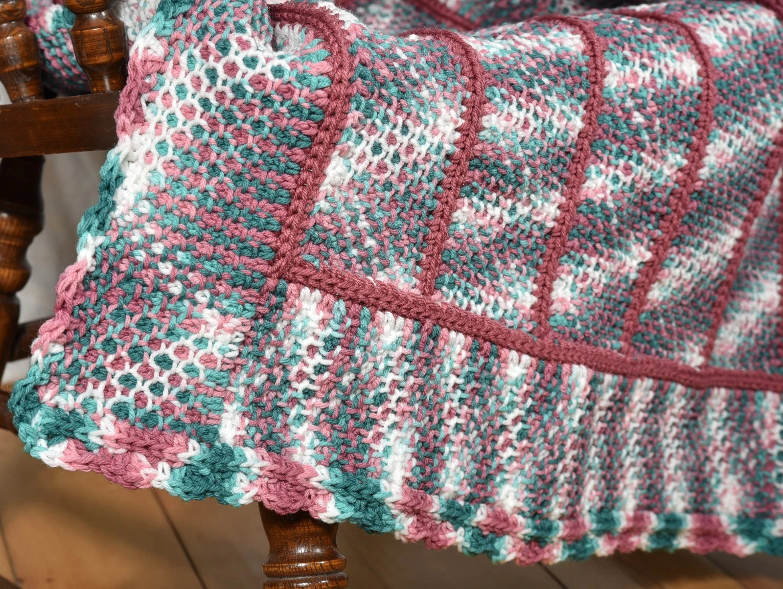 Winter Rose Garden Baby Blanket