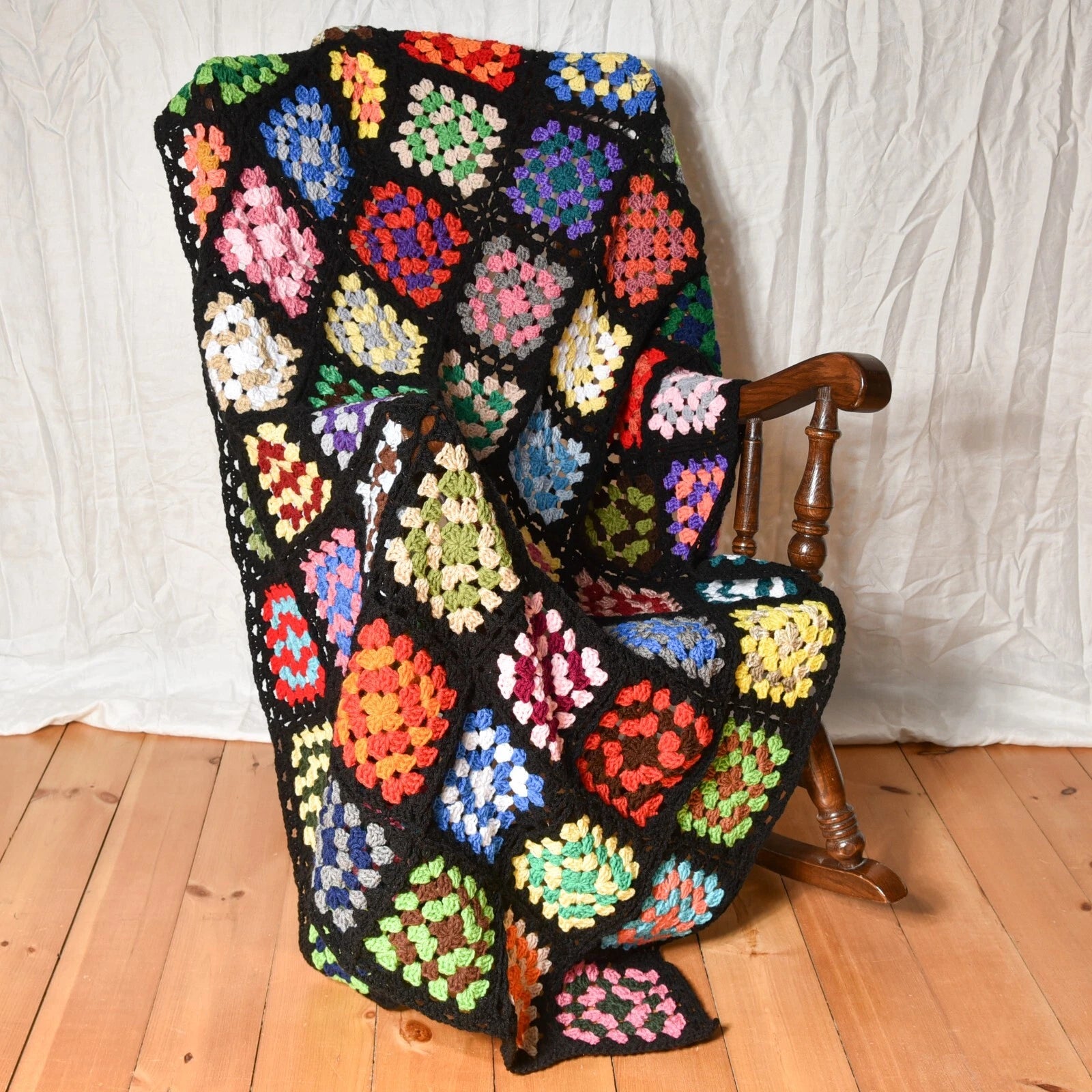 Comedy Show Crochet Throw