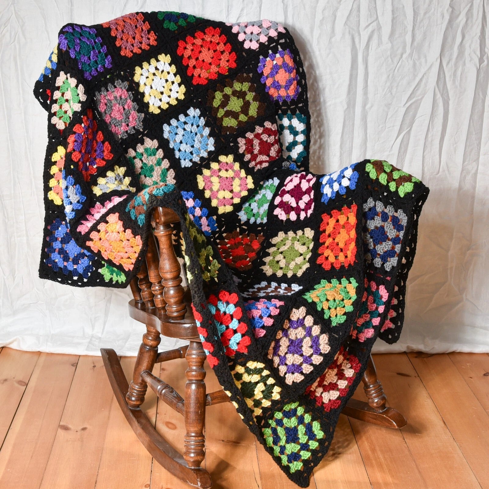 Comedy Show Crochet Throw