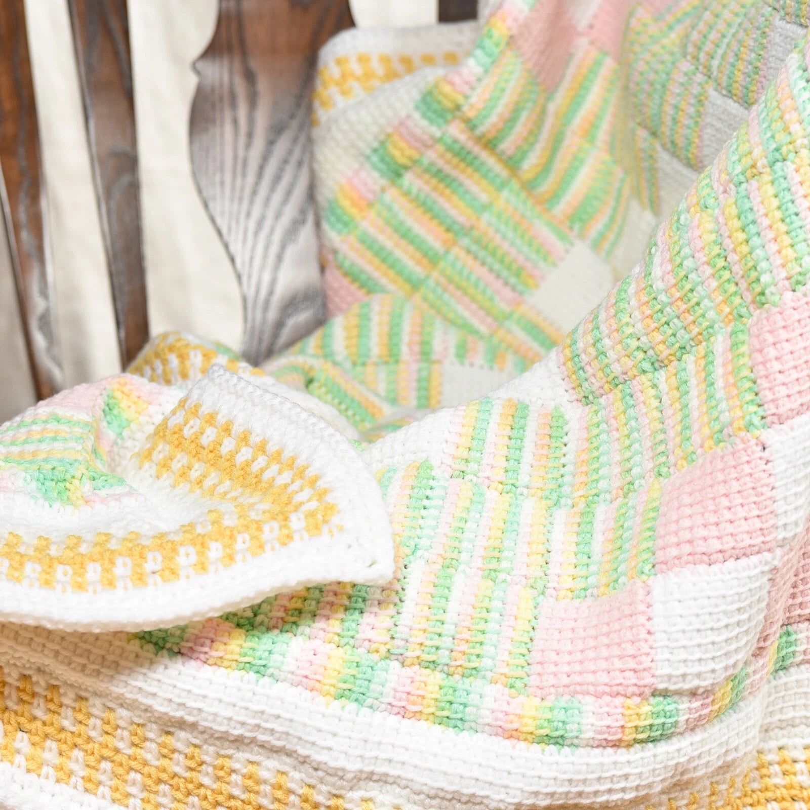 Garden Journey Crochet Throw