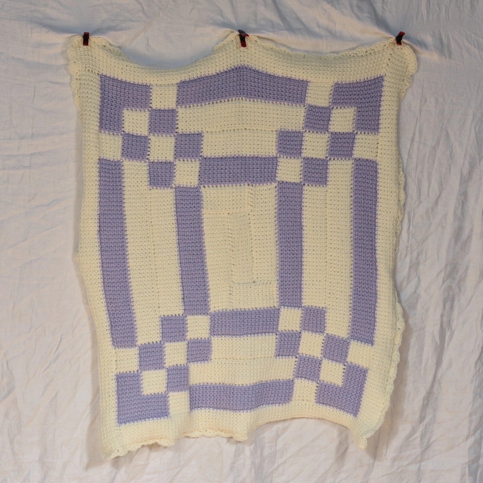 Lavender Love Crochet Blanket