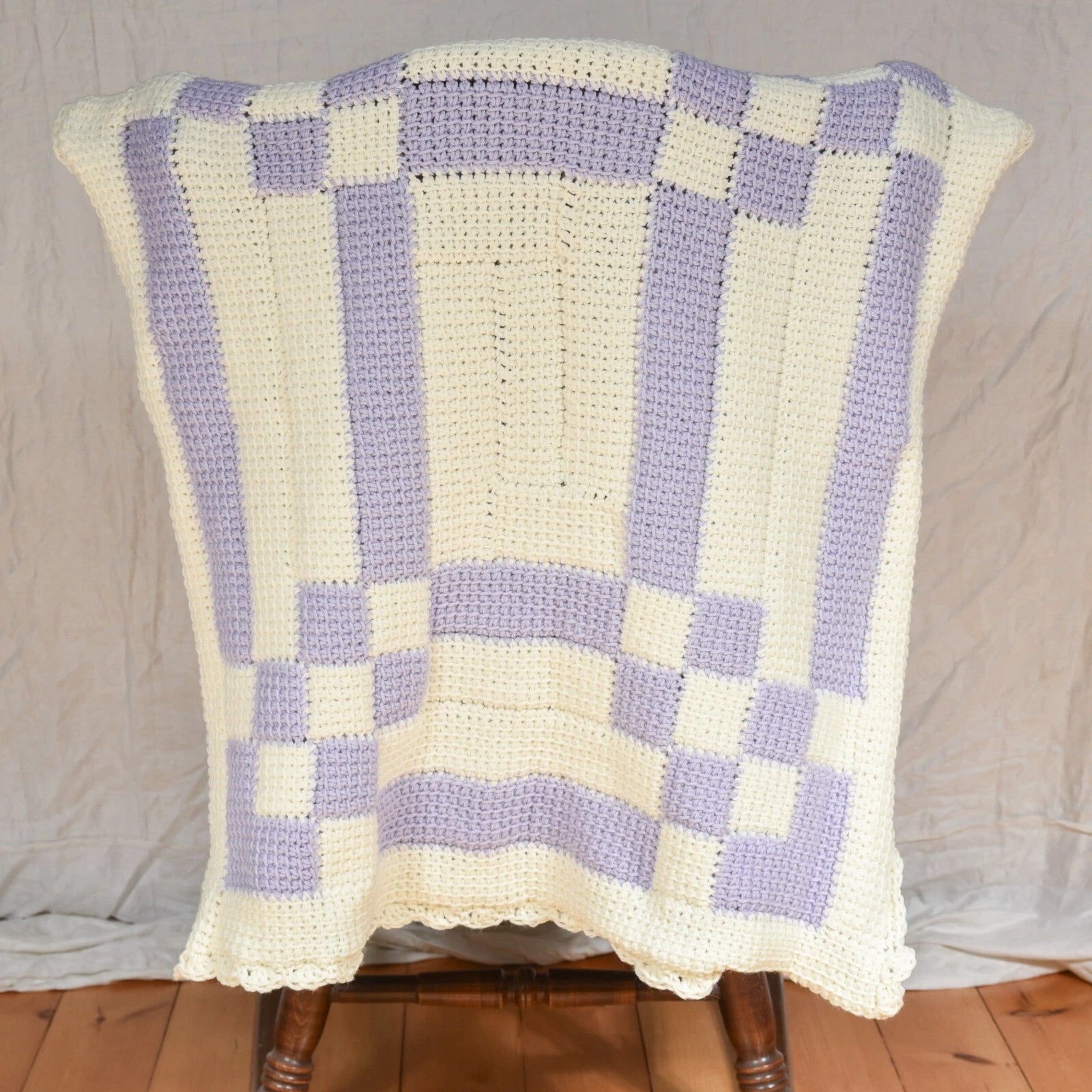 Lavender Love Crochet Blanket